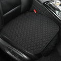 West Llama Linen Car Seat Covers,Bottom Seat Covers for Cars Include 2 Piece Front Driver Seat Pad Mat Universal Fits 90% Vehicles,SUVs,Cars,Sedans(2Piece-Black)