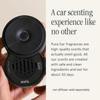 Pura Car Scent Refill - Fragrance for Pura Car Diffuser - Clean & Safe Luxury Diffuser Scent - Long-Lasting Fragrance for 30 Days of Aroma - Black Frost