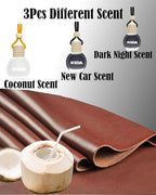 Car Air Freshener,3pcs Car Deodorizer Long-Lasting Nature Scent,Powered Aroma Automotive Hanging Decor for Home,Auto,Women,Men