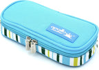 Goldwheat Insulin Cooler Travel Case Diabetic Medication Organizer Medical Cooler Bag with 2 Ice Pack Waterproof and Insulation Liner, Light Blue