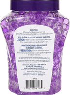 Clorox Fraganzia Crystal Beads Air Freshener, Long Lasting Room Deodorizer and Odor Eliminator Gel Beads to Freshen Home, Car, or Office, Lavender with Eucalyptus Scent, 12 Fl Oz - 12 Pack