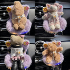 Car Air Freshener Vent Clip with Light Used for Jelly Cat Car Seat,Have A Seat Compatible with Fuggler Accessories (Battery Type-Purple)