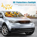 Funny Parrot Car Windshield Sun Shade Foldable Sunshade Front Window Cover Sun Visor Protector Accessories (59x27.5 inches)