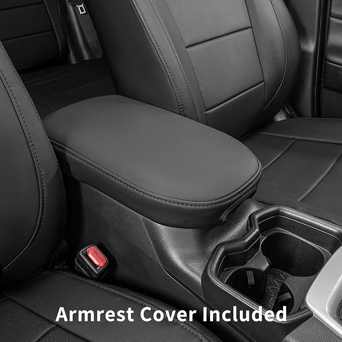 coverdream 2026 Rav4 Seat Covers Custom Fit for 2026 Toyota Rav4 Hybrid (SE,XSE) & PHEV GR Sport SUV,Full Set Luxury Waterproof Leather Car Seat Protector