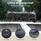 iBirdie Roof Rack Cargo Carrier 32.1 Cubic Feet, XXL Soft-Shell Rooftop Cargo Box, Waterproof Heavy Duty 1200D for Car with/Without Roof Rack, Includes Anti-Slip Mat, Door Hooks, 60x37x25 inches