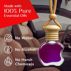 Kabod Blueberries Car Air Freshener | Hanging Essential Oil Diffuser | Natural Odor Eliminator | Long-Lasting Fragrance | 10 ml