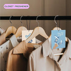 Cute Blue Western Coastal Cowgirl Car Air Freshener, Preppy Blue Lucky 8 Ball Guest Check Air Freshener Hanging 3 Pcs for Cars Closet Drawer or Books, Girly Car Accessories Mirror Decor for Women