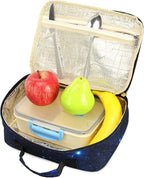 CAMTOP Lunch Box Kids Boys Insulated Lunch Cooler Bag Reusable Lunch Tote Kit for School Travel