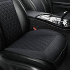 West Llama Linen Car Seat Covers-Breathable & Soft-Front Car Seat Protector Universal Fit 90% Cars,SUVs,Trucks,Diamond Pattern-1Pair,Black