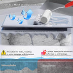 Clear Waterproof Sealant 1 Gallon, Transparent Waterproof Coating Adhesive Sealer, Water-Based Acrylic Waterproofing Paint for Roofs, Walls, Concrete, Indoor & Outdoor Invisible Leak Repair Agent 4KG