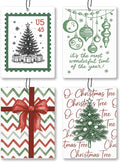 Trendy Christmas Car Air Freshener 4 Pcs - Coquette Bow Christmas Tree Santa Gift Air Freshener Hanging Decor for Cars Closet Drawer Books, Christmas Bow Santa Car Accessories Mirror Decor for Women