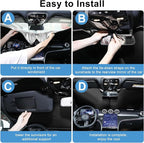 YUGUANG 2 Pack Car Windshield Sun Shade, 240T Thickened Sun Shade for Car Front Windshield Blocks Heat U-V Rays to Keeps Cars Interior Cool (59.1 x 31.5inch)