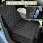 Dog Car Seat Cover, 2 Pack Waterproof Pet Front Seat Car Cover, Full Protection Dog Seat Protector with Side Flaps, Universal Size for Cars, Trucks, SUVs