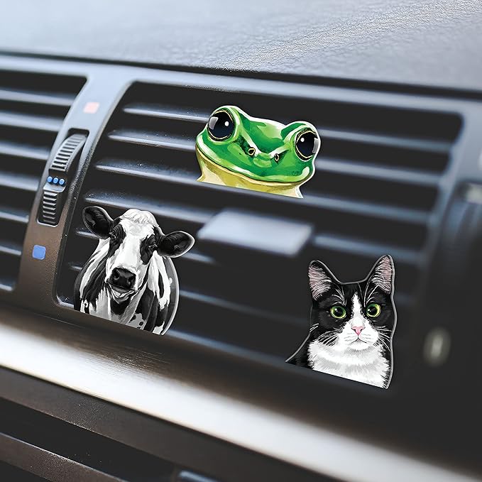 WIRESTER Fresh Scented Car Air Freshener Vent Clip, Decorative Accessories, Interior Decoration for Cars