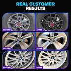 Carfidant Ultimate Wheel and Tire Cleaner Spray - Non-Acidic, Save For All Wheels and Tires - Easily Remove Persistent Brake Dust and Resilient Dirt - 18 fl. oz.