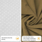 Waterproof Seat Cover Towel, 2PCS Premium Sweat Carseat Protector, Perfect for Universal Anti-Slip Car Truck SUV Seat, Great for Surfing Yoga Gym Workout, Brown