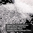 Elsjoy 5 Lb Unscented Aroma Beads for Car Freshies, Car Air Freshener Unscented Freshie Beads, DIY Homemade Natural Freshener Bulk Freshie Supplies