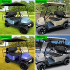 Club Car Precedent Seat Covers, Golf Cart Seat Covers for Precedent OEM Ordinary Seat-Thick Premium Marine Leather Custom Diamond Comfortable/Anti-Scratch/Anti-Fading/Easy to Install