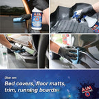 AIM Chemicals Vinyl Leather Rubber Multi-Purpose Dressing -Effective UV Protection -Leather Cleaner & Conditioner -Suitable for Interiors, Exteriors, Engines -Anti-Static -Water-Based for Cars, 5 Gal