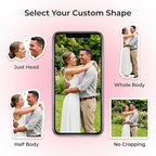Custom Air Fresheners with Picture - Personalized Photo Air Freshener for Car Double Sided Print Long Lasting Fragrance Customized Photo Gifts for Boyfriend Husband Him Dad Woman(Irregular Shape)