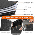 Dog Car Seat Cover Compatible with Hyundai Tucson 2010-2025, Waterproof Pet Bench Seat Cover for Back Seat, 600D Heavy Duty Scratch Proof Nonslip Truck Seat Covers for Dogs