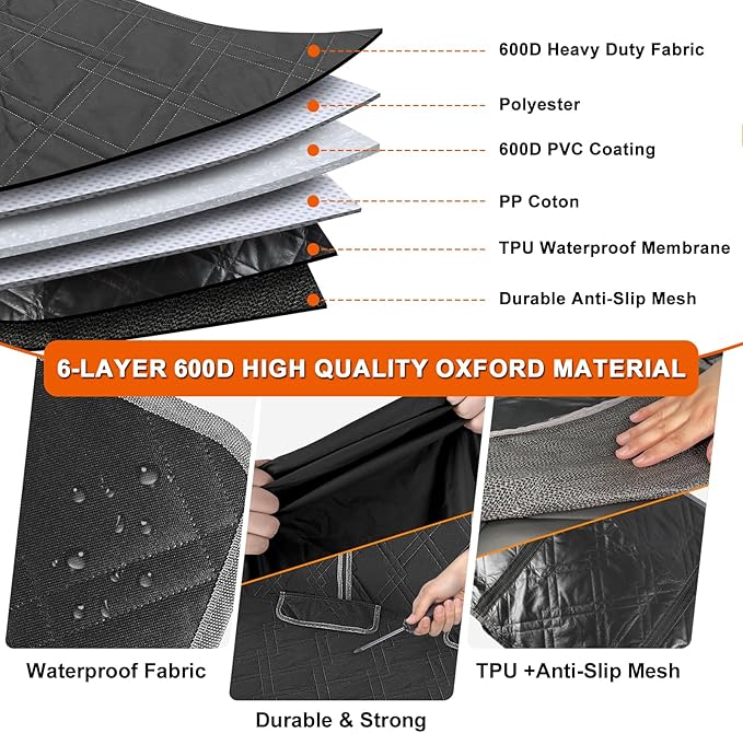 Dog Car Seat Cover Compatible with 2014-2025 Mazda CX-5 2020-2025 Mazda CX-30, Waterproof Pet Bench Seat Cover for Back Seat, 600D Heavy Duty Scratch Proof Nonslip Truck Seat Covers for Dogs