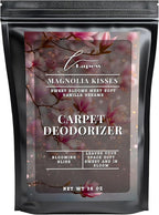 Lapew Magnolia Kisses Carpet Deodorizer Powder - Pet Safe Freshener for Vacuuming | Scented Odor Eliminator for Home | 36 oz