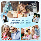 Custom Air Fresheners with Picture - Personalized Double Sided Photo Air Freshener, Customized Air Freshener for Car Wardrobe Bathroom Hanging Ornaments (A1-Rectangle)