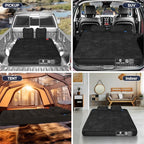 Umbrauto Air Mattress for 5.5-6.5 ft Short Bed Full-Size Trucks, Pickup Truck Airbed Mattress with Corded Air Pump for Outdoor Travel