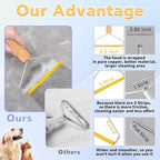 2 Pack Pet Hair Removal Tool, Cleaner Pro Pet Hair Remover for Cat and Dog, Reusable Carpet Scraper Lint Remover, Lint Shaver for Couch, Carpet, Clothing, Bedding, Car, Furniture, Pet Towers