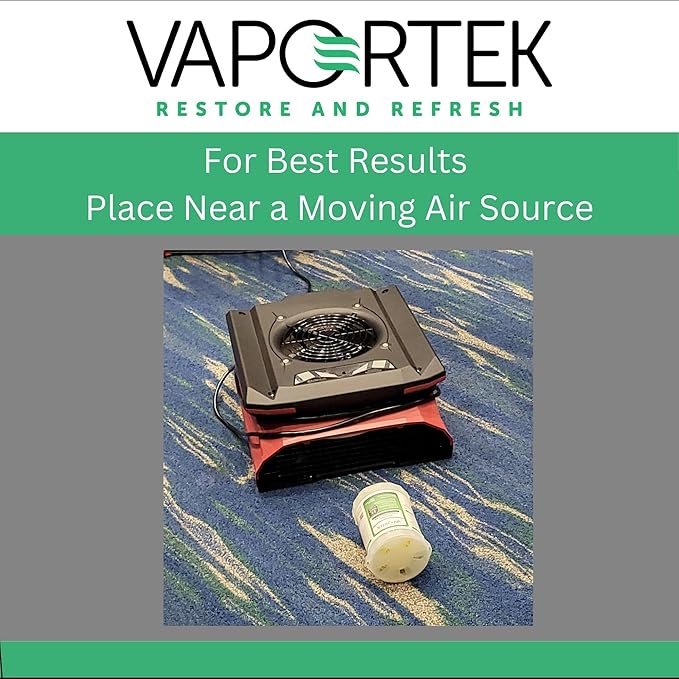 Vaportek Heavy Duty Smoke Odor Neutralizer Stand Alone Cartridge, HDSA 2.0, Smoke Odor Solution, Effectively Remove Smoke Smell in Spaces up to 20,000 Cubic Feet