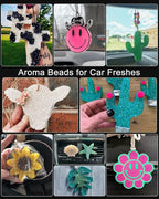 3LB Unscented Aroma Beads for Car Freshies, Clear Gel Crystal No Fragrance, DIY Homemade Natural Eva Beads Bulk