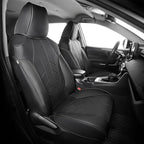for Toyota RAV4 Seat Covers 2019 2020 2021 2022 2023 2024 2025 RAV 4 LE XLE Limited XLE Premium (Gas not for Hybrid) - Custom Leather Car Seat Covers Full Set - Black