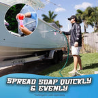 Captain's Musket Pressure Washer Gun with Eco-Friendly Foam Cannon, Adjustable Nozzle, Quick-Connect Hose, and Multi-Surface Cleaning Capability - Power Washer and Car Wash Kit