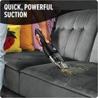 Dirt Devil Grab and Go+ 8V Cordless Handheld Vacuum Cleaner, Powerful Suction, Lightweight, Includes 2-in-1 Tool and Charging Stand with Tool Storage, Portable Vacuum Cleaner
