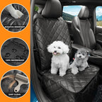Car Seat Covers for Dogs–Waterproof PU Leather Car Front Seat Cover for Pets & Humans,Scratchproof Captain Seat Protector Fits Most Cars, Trucks, SUVs，Minivans(Black)