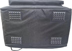 Electric Car Cooler Bag, Plug in 12V Car Cooler Bag, 25 Liter with Adjustable Shoulder Strap, Cord Storage, Road Trip Black