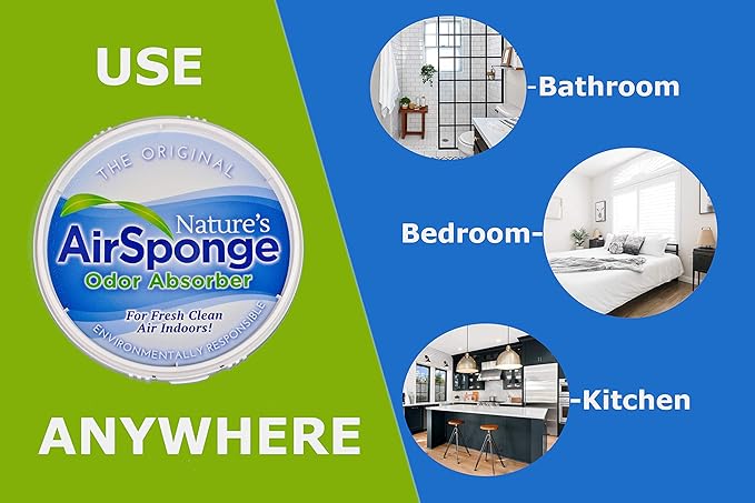 Delta Nature's Air Sponge Odor Absorber Unscented Plastic Tub 1/2 Lb.