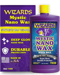 Wizards Mystic Nano Car Wax Polish - Protects and Provides Extreme Gloss and Slickness - Safe For All Paint and Clear Types Car Polishing Compound - For Both Machine and Hand Use - 32 oz