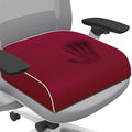 Seat Cushion for Tailbone Pain Relief, Office Chair Cushion, Memory Foam Large Chair Cushion with Non-Slip Cover for Soft Support at Office Chair, Car Seat, Airplane Red/X-Large