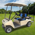 Golf Cart Seat Covers 2 Passenger, Golf Cart Front Seat Cover for EZGO TXT OEM Ordinary Seat Cushion, Washable Seat Cover Best for Summer