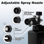 PWACCS Pressure Washer Foam Gun, Short Pressure Washer Gun, Foam Cannon for Car Wash Kit with 1/4" Quick Connector, Pressure Wash Handle for Power Washer with M22 Male Inlet, 4000 PSI, 1.5 Liter