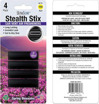 Car Vent Clips Air Freshener Stealth Stix Car Vent Clips that Slip on Vent Blade, 1-Pack/4-Stix (Spring Blossoms)