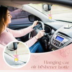 10 Pcs 30 Pcs Winter Car Diffuser Bottles Snowman Pumpkin Car Diffuser Winter Fall Hanging Empty Vehicle Air Freshener with Bow for Holiday Party Gift (Cylinder)