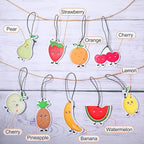 36 Pack Car Air Freshener, 9 Different Fruit Flavored Hanging Air Fresheners, Cute Fruit Shape, Lemon, Banana, Strawberry, Green Apple, Cherry, Orange, Watermelon, Pear, Pineapple