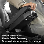 Corolla Center Console Cover/Pad Fit 2020-2023 2024 2025 2026,Faux Leather Toyota Corolla Armrest mat,Posture Improving Support Cushion,Protector Console,Waterproof, Wear-Resistant