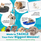 Unique Pet Odor and Stain Eliminator Liquid Concentrate - Makes Over 10 Gallons - Eliminates Pet Odors and Stains (128 oz)