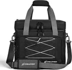 Maelstrom Portable Collapsible Soft Cooler Bag – 24/30/60 Cans Double-Deck Leakproof Ice Chest for Beach, Camping & Grocery