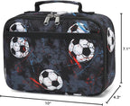 CAMTOP Lunch Box Kids Boys Insulated Lunch Cooler Bag Reusable Lunch Tote Kit for School Travel