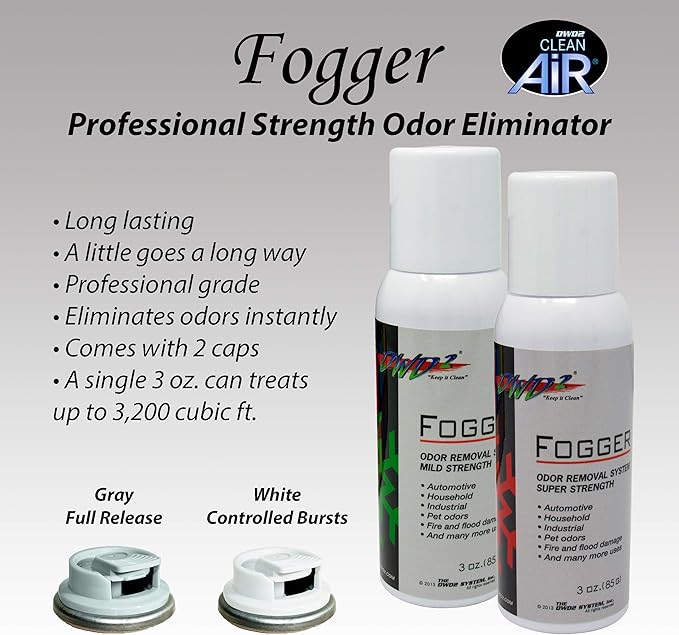 Fogger Odor Eliminator Air Freshener! Deodorizer Spray for Home Odors, Instantly Removes odors in Car Deodorizer, Home and kitchen, room, odor eliminating fogger (Super Strength Cinnamon)